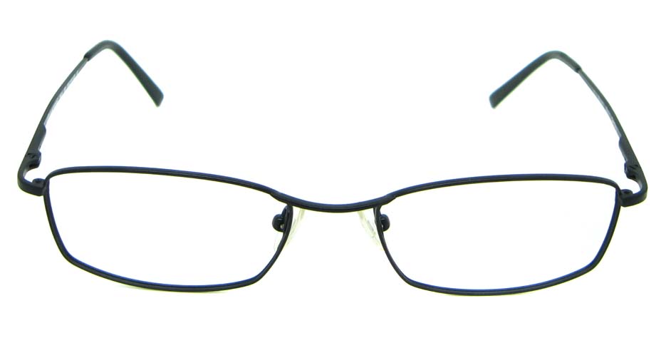 black metal oval glasses frame HL-M3460