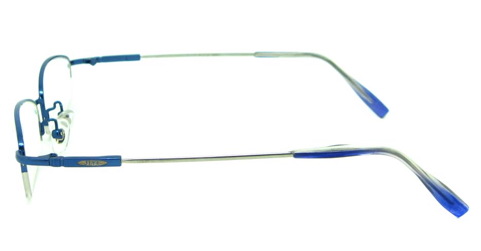 blue metal rectangular glasses frame JS-YKG302