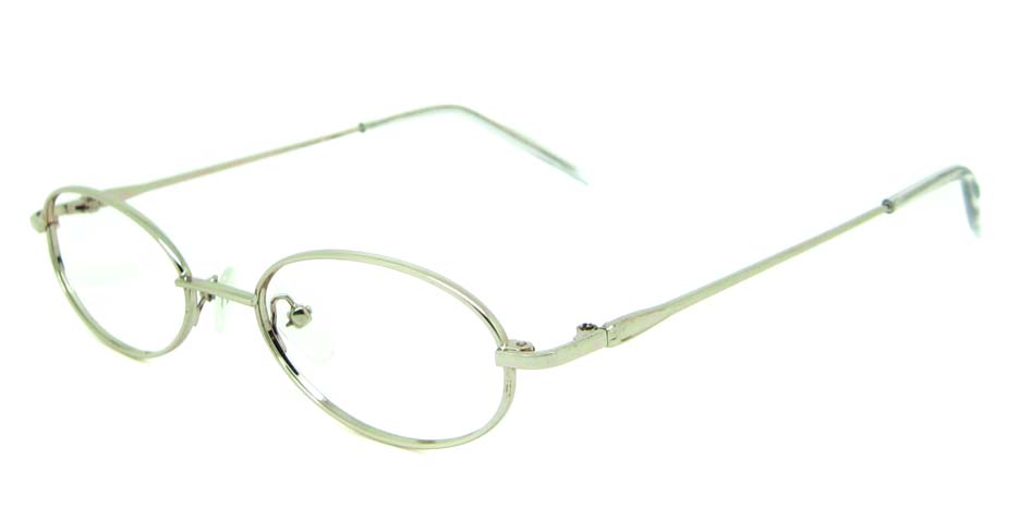silver metal rectangular  glasses frame    JS-SML807-Y