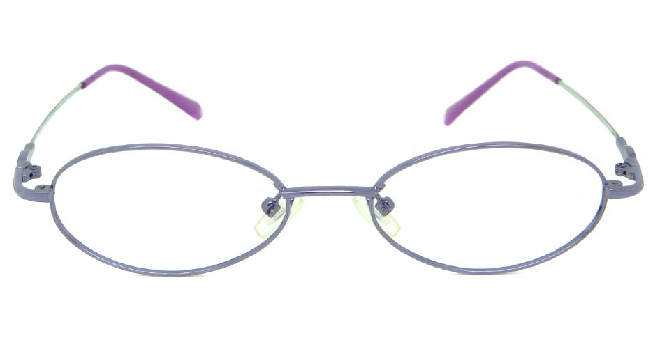 purple metal rectangular glasses frame    JS-LJS9927-Z