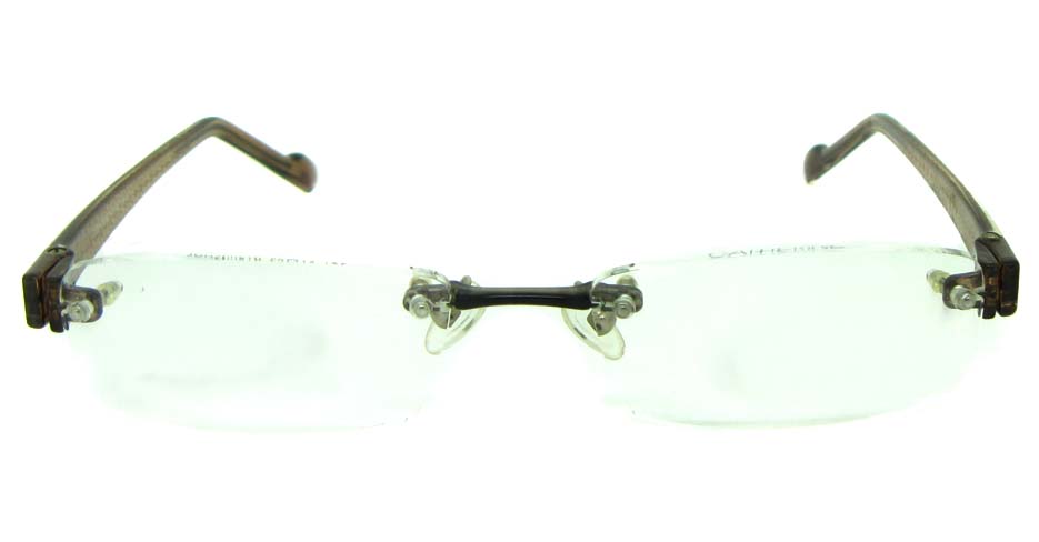 brown TR90 rectangular glasses frame JS-JDH200818-C1
