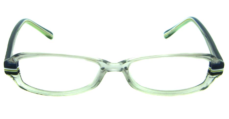 blue acetate rectangular glasses frame HL-PE8006-C13