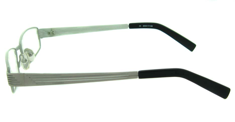 grey metal rectangular glasses frame HL-5393