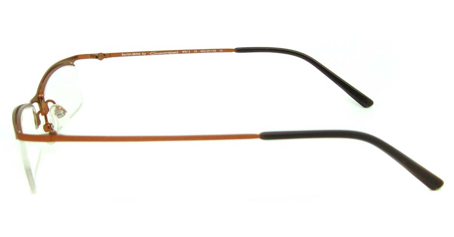 red metal cat eye glasses frame HL-CON12-C30