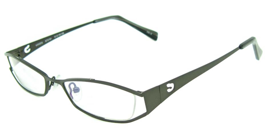 grey metal oval  glasses frame  HL-ST2181
