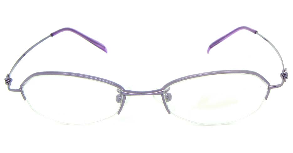 purple metal cat eye glasses frame JS-SML3025-Z