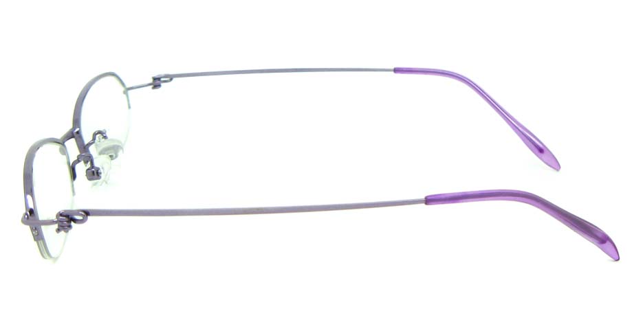 purple metal cat eye glasses frame JS-SML3025-Z