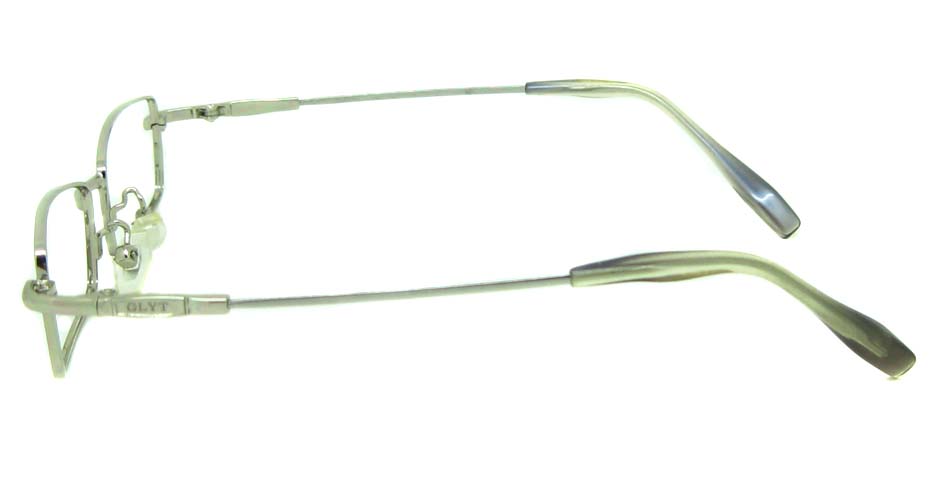 silver metal rectangular glasses frame   JS-LJS9922-Y