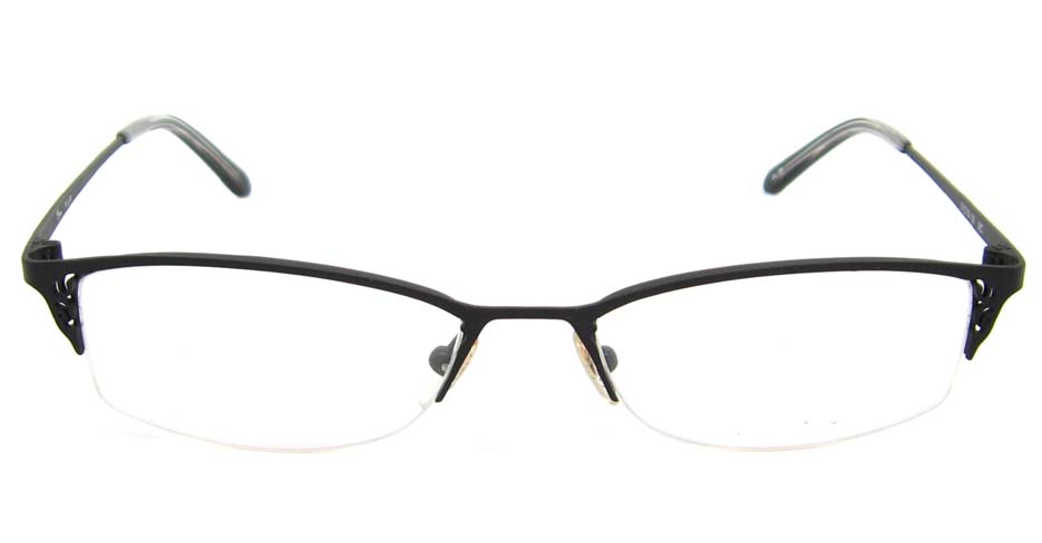 black cat eye metal glasses frame HL-PILAR