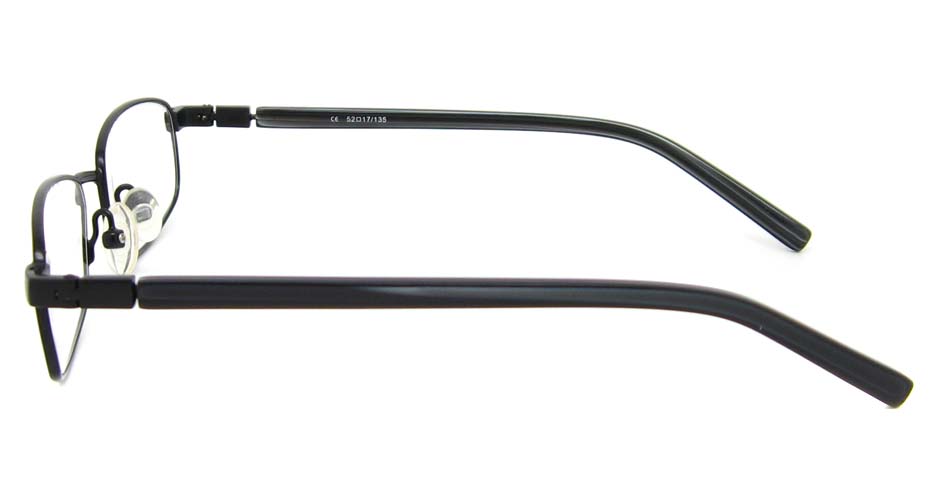 black blend rectangular glasses frame HL-AMA2946-002