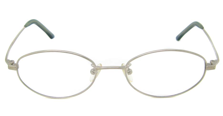 gold oval titanium glasses frame HL-B2017-E02