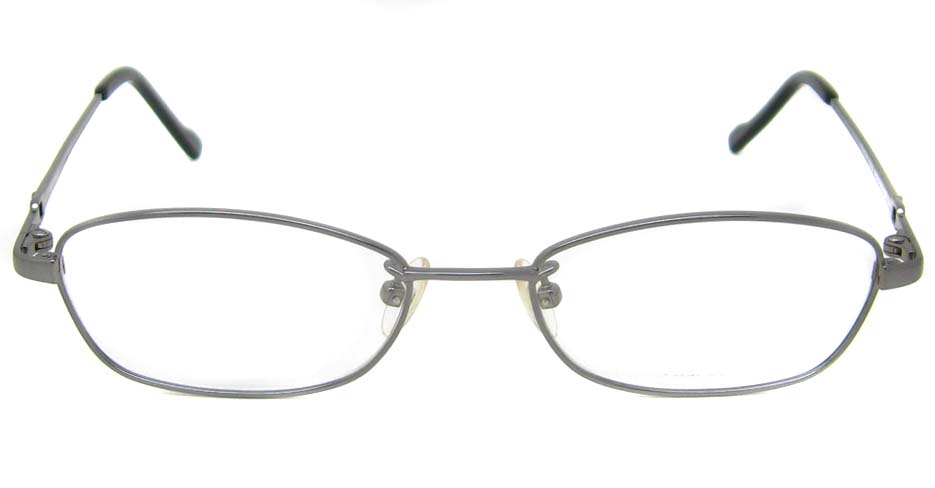 grey oval titanium  glasses frame  HL-b2025-E03