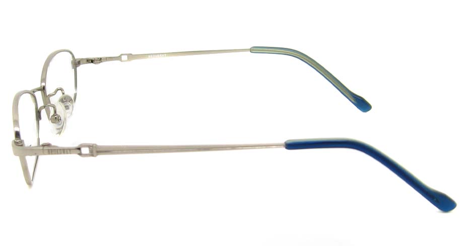 grey oval titanium glasses frame HL-BW2025-E02