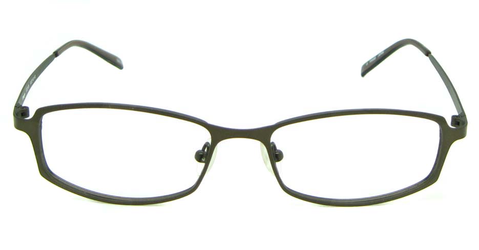 grey metal rectangular glasses frame HL-ST2128-C10