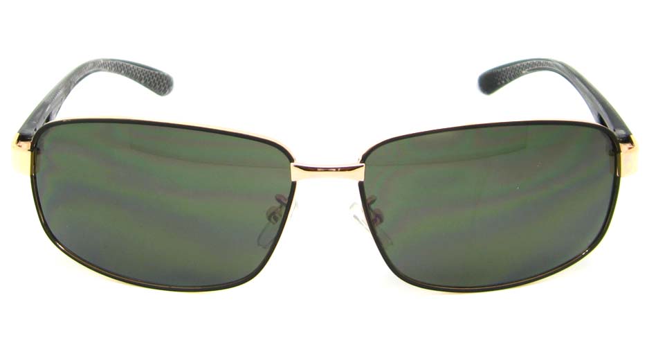 black with gold blend rectangular glasses frame  YW-DH8814-HJS