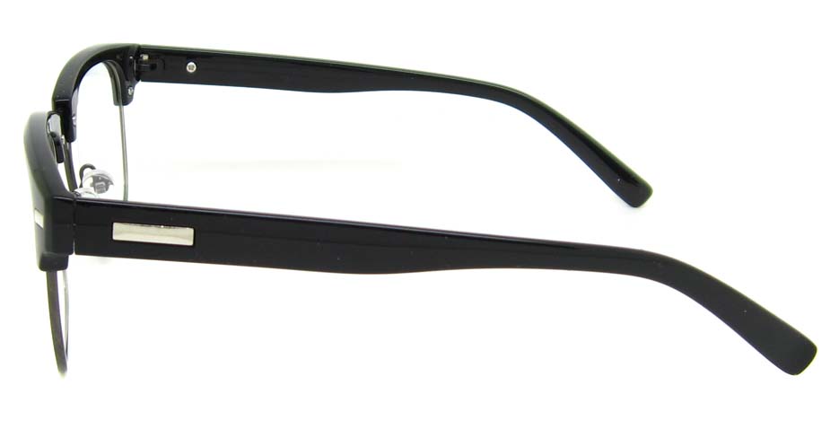 Black  blend retro oval glasses frame YM-OF1849-C4