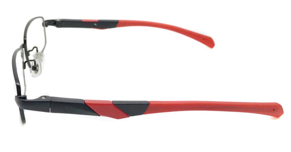 black with red blend sports Rectangular glasses frame LT-KB-HH