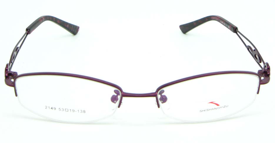 purple oval metal glasses frame JNY-SSYZ2149-ZHS