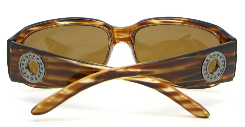 Tortoise Plastic Oval  Leisure sunglasses  XL043