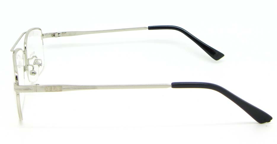Silver Rectangular  metal glasses frame WKY-HM3156-Y