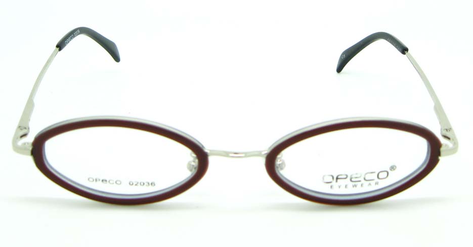 kid brown blend round glasses frame JNY-02036-c5