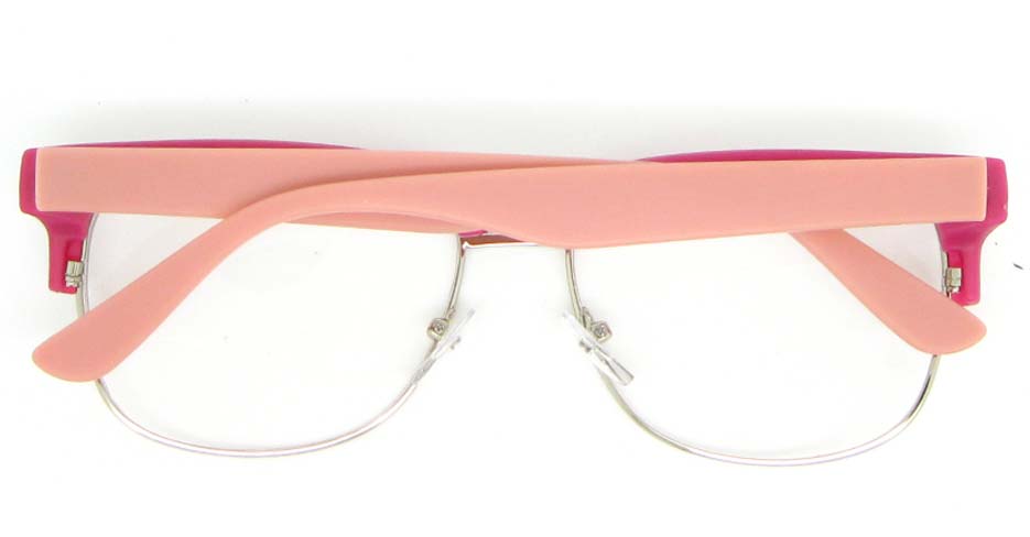 pink retro blend  glasses frame WLH-OF1831-C9