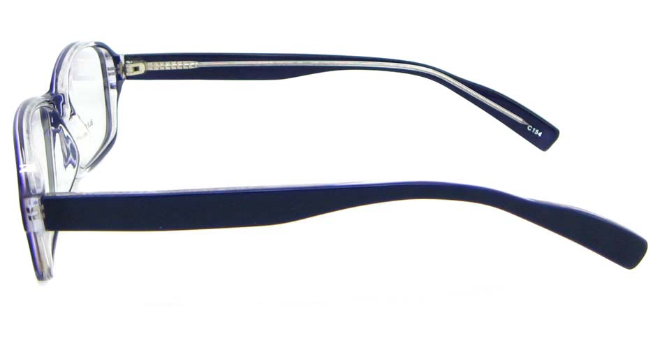 grey Acetate Rectangular glasses frame WKY-BL6169-154