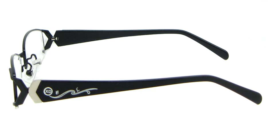 black blend rectangular glasses frame WKY-XDBL6867-HS