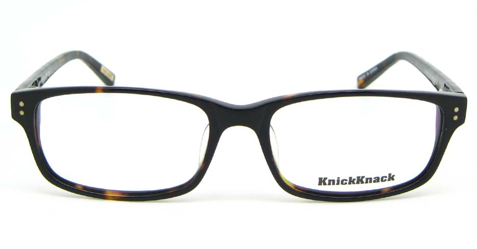 Black with Tortoise Acetate Rectangular glasses frame WKY-K1015-ZS