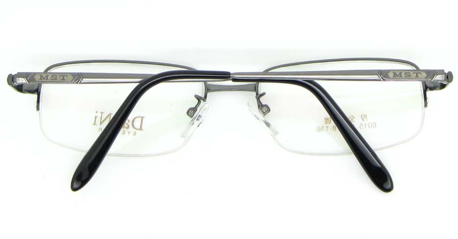Gun metal rectangular glasses frame WKY-DNI6015-Q