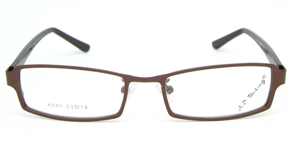 black with tea blend rectangular glasses frame WKY-XDBL6892-ZS