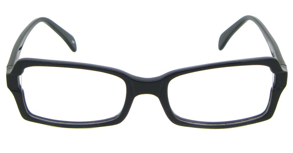black oval Acetate glasses frame WKY-BL6184-C33