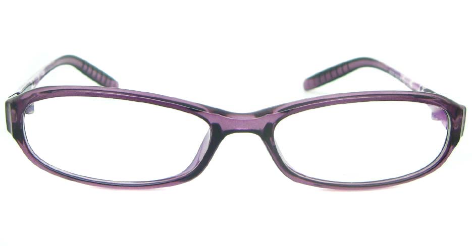 purple tr90 rectangular glasses frame YL-KLD8022-C4
