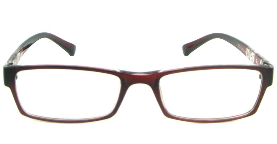 red Rectangular tr90 glasses frame YL-KLD8001-C5