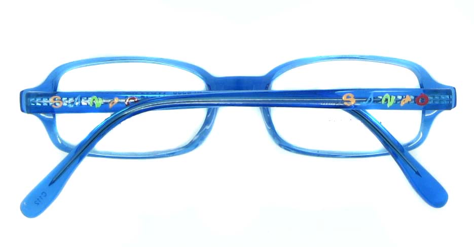 blue plastic rectangular glasses frame  JNY-BL6239-C112