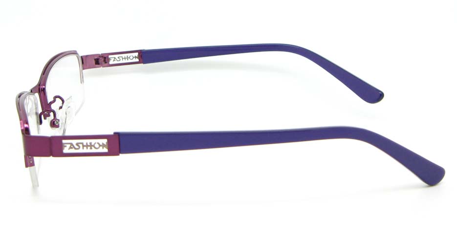 Red with purple blend Rectangular glasses frame WKY-KM22122-Z