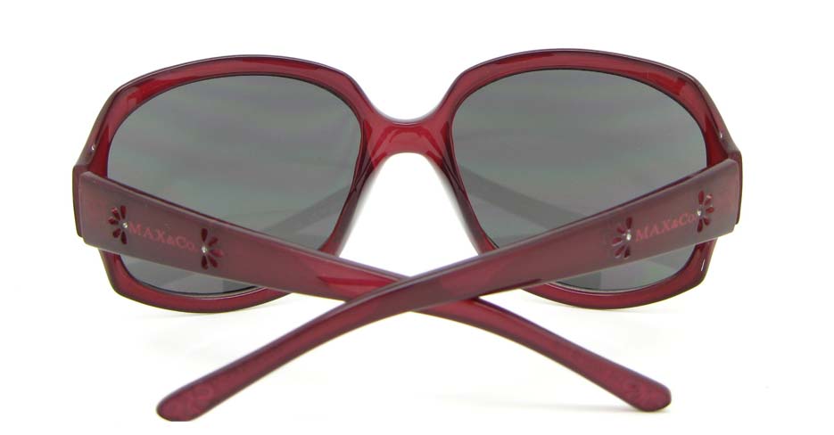Wine Plastic Oval Leisure sunglasses   XL068