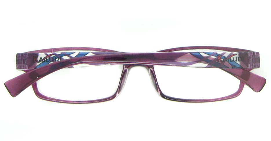 Pink TR90 plastic Rectangular glasses frame  YL-KDL8031-C4