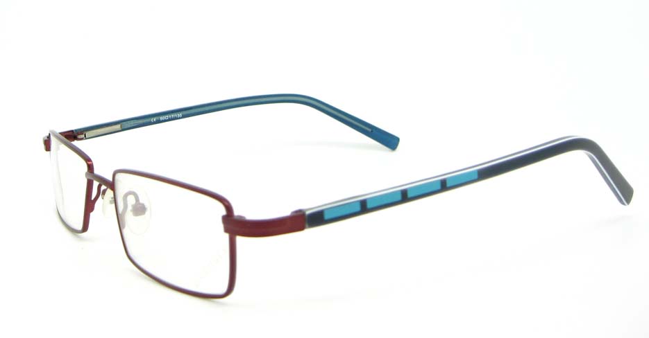 blue Blend rectangular glasses frame HL-5348