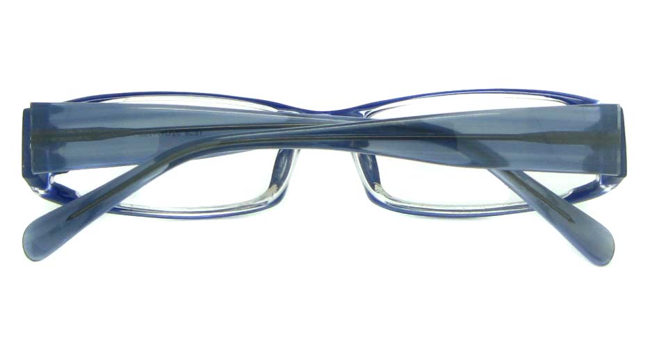 blue plastic rectangular glasses frame YL-ZY1859-C296