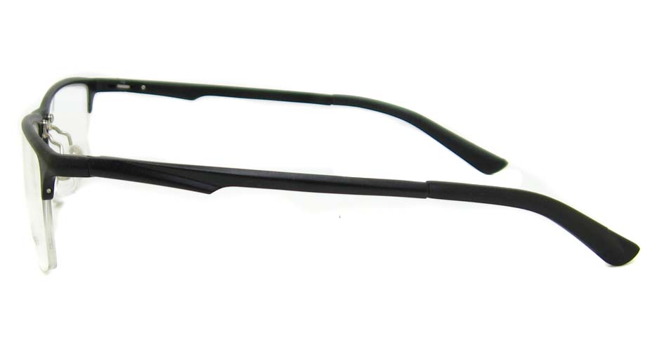 Al Mg alloy Black Rectangular glasses frame LVDN-GX146-C01