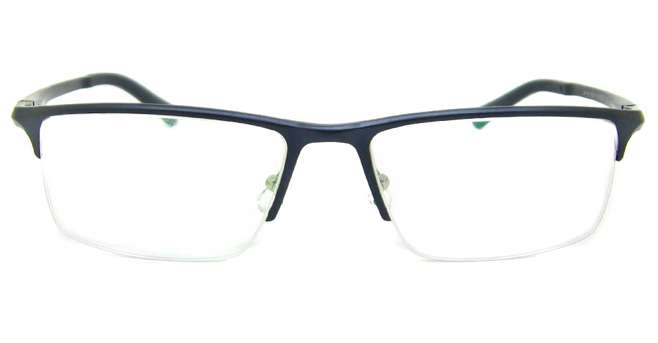 Al Mg alloy Blue Rectangular glasses frame LVDN-GX146-C07