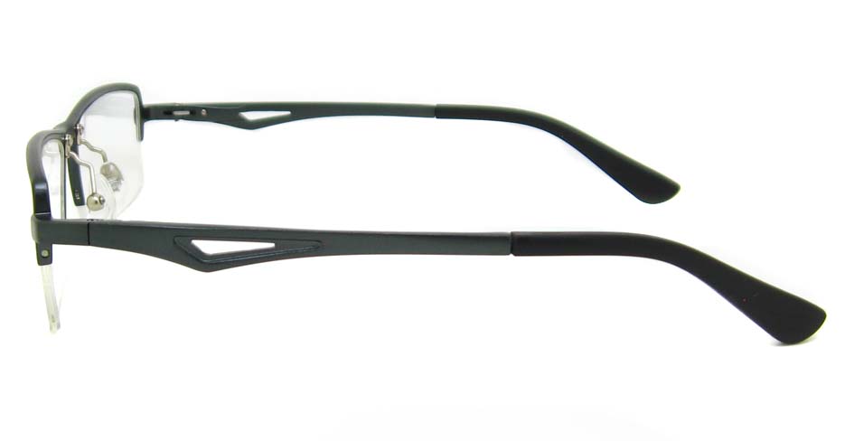 Al Mg alloy Grey Rectangular glasses frame LVDN-GX147-C02
