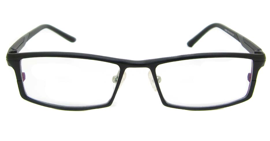 Al Mg alloy black rectangular glasses frame LVDN-GX085-C01