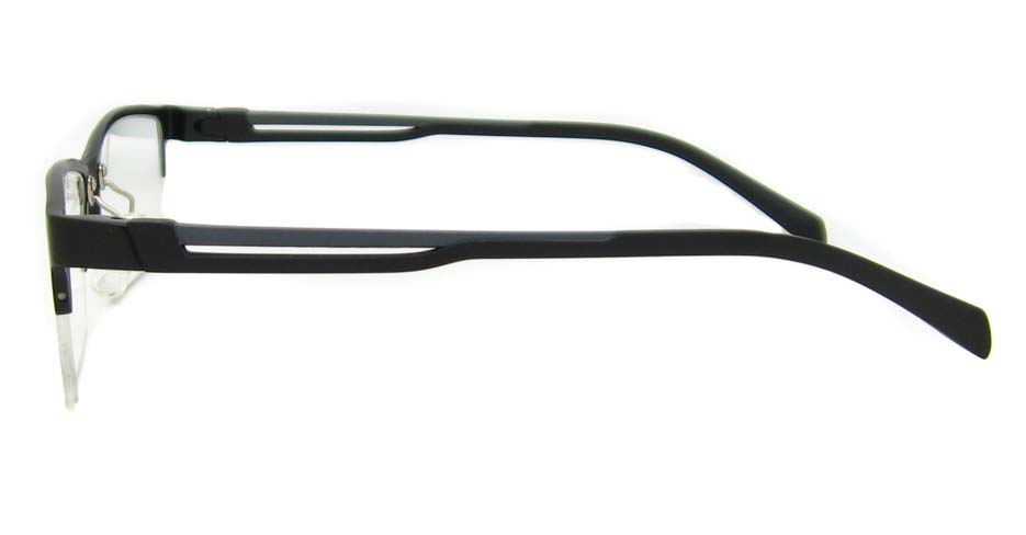 Al Mg alloy black rectangular glasses frame LVDN-GX094-C01
