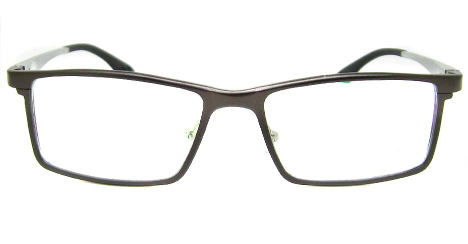 Al Mg alloy brown rectangular glasses frame LVDN-GX043-C03