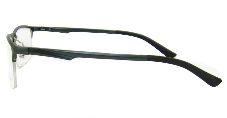 Al Mg alloy grey Rectangular glasses frame LVDN-GX146-C02