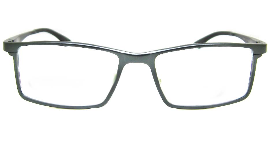 Al Mg alloy grey rectangular glasses frame LVDN-GX043-C02