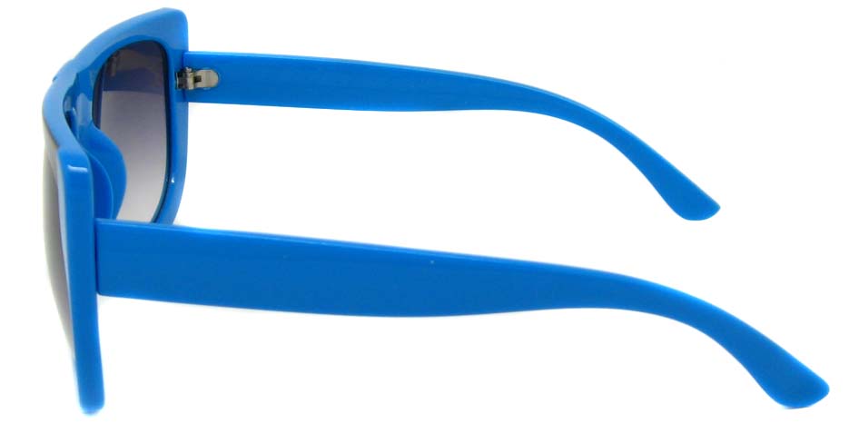 Blue oval acetate big  retro  sunglasses   LF-FG004-LHS