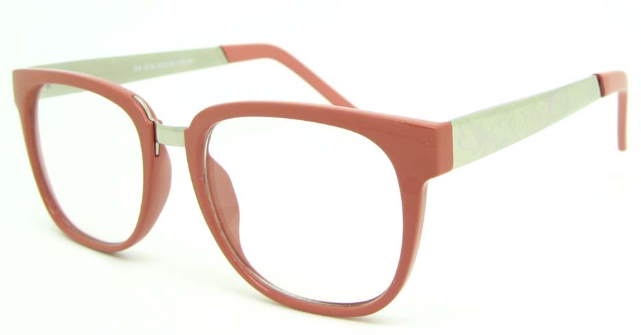 Pink blend oval glasses frame  WLH-XN1216-FHS